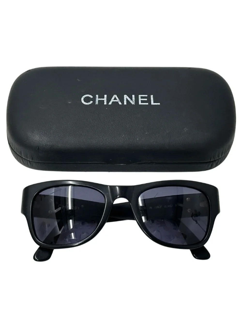 Chanel Sunglasses CC Logo Black Eyewear